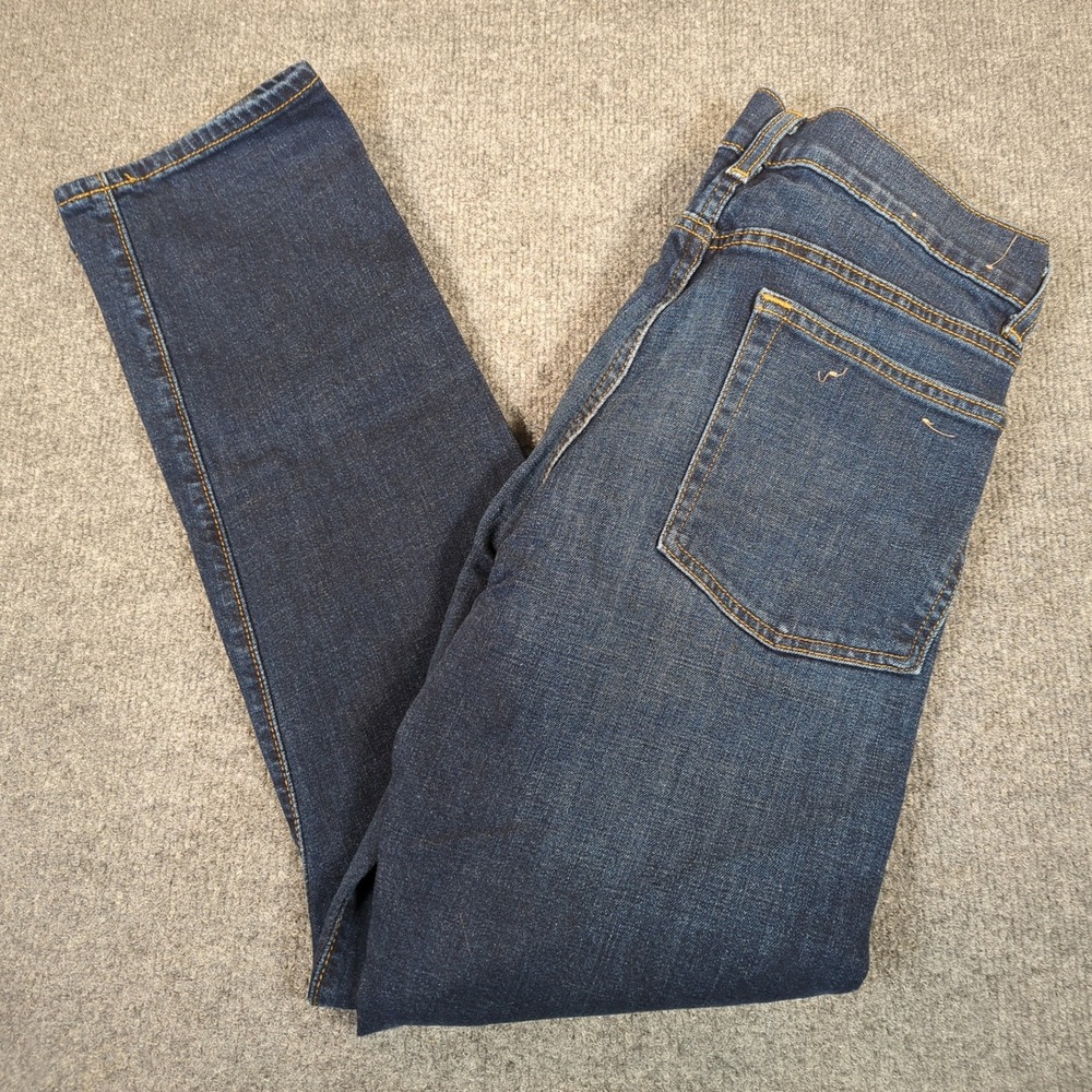 Vineyard Vines Mens Dark Wash Straight Leg Denim Jeans Blue 28x30 #2676
